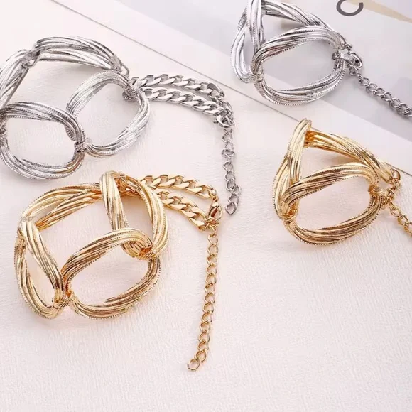 Zara Gold Color Adjustable Bracelet for Women